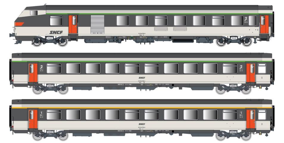 LS Models Autorail X 4000 Picasso – HO Digital ép.III/IV Clermont-Ferrand